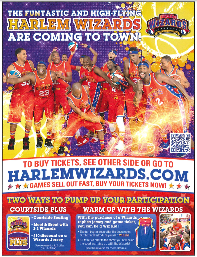 HARLEM WIZARDS ARE COMING TO TOWN!