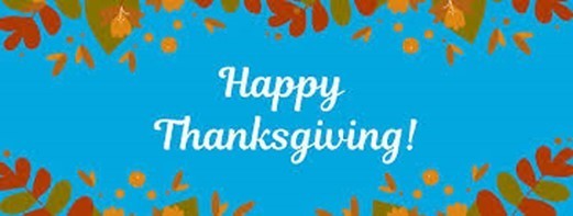 Happy Thanksgiving and Happy Holiday to All!