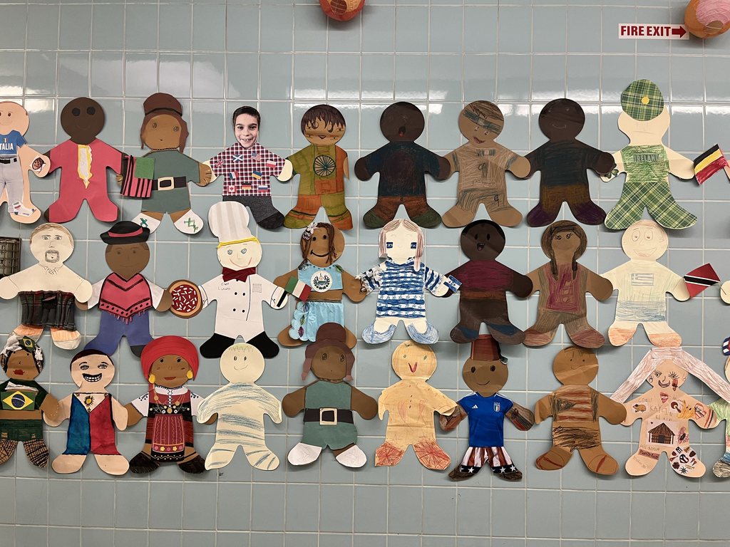 Multicultural Dolls made by students