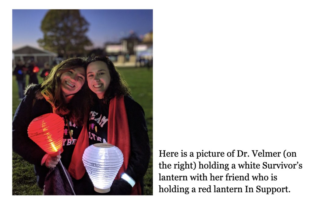 Dr Velmer with white LLS lantern